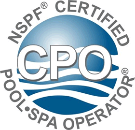 CPO Certified Pool Operator from the National Swimming Pool Foundation logo